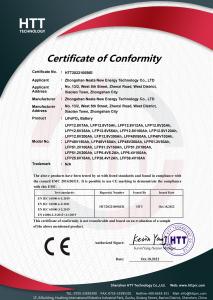 Certificate of conformity